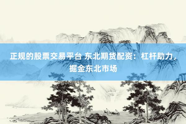 正规的股票交易平台 东北期货配资:杠杆助力,掘金东北市场
