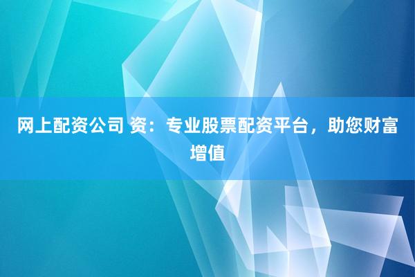 网上配资公司 资：专业股票配资平台，助您财富增值